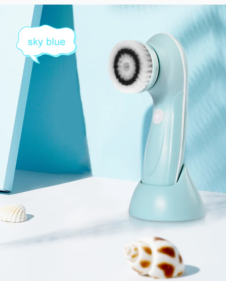 All-in-One Facial Cleansing Brush – Waterproof Exfoliating Face Cleaner