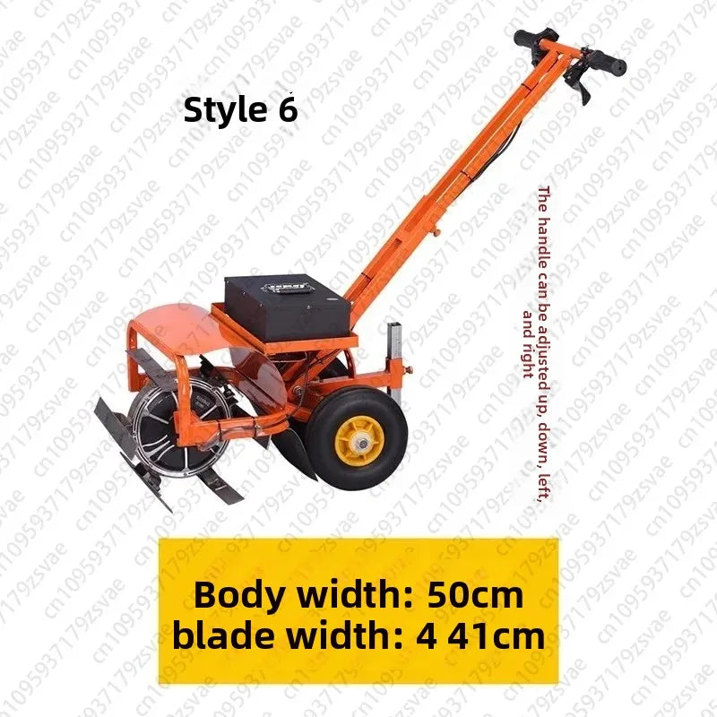 Electric Lawn Mower with A Household All-in-one Machine for Trenching, Loosening, Ploughing and Turning Soil