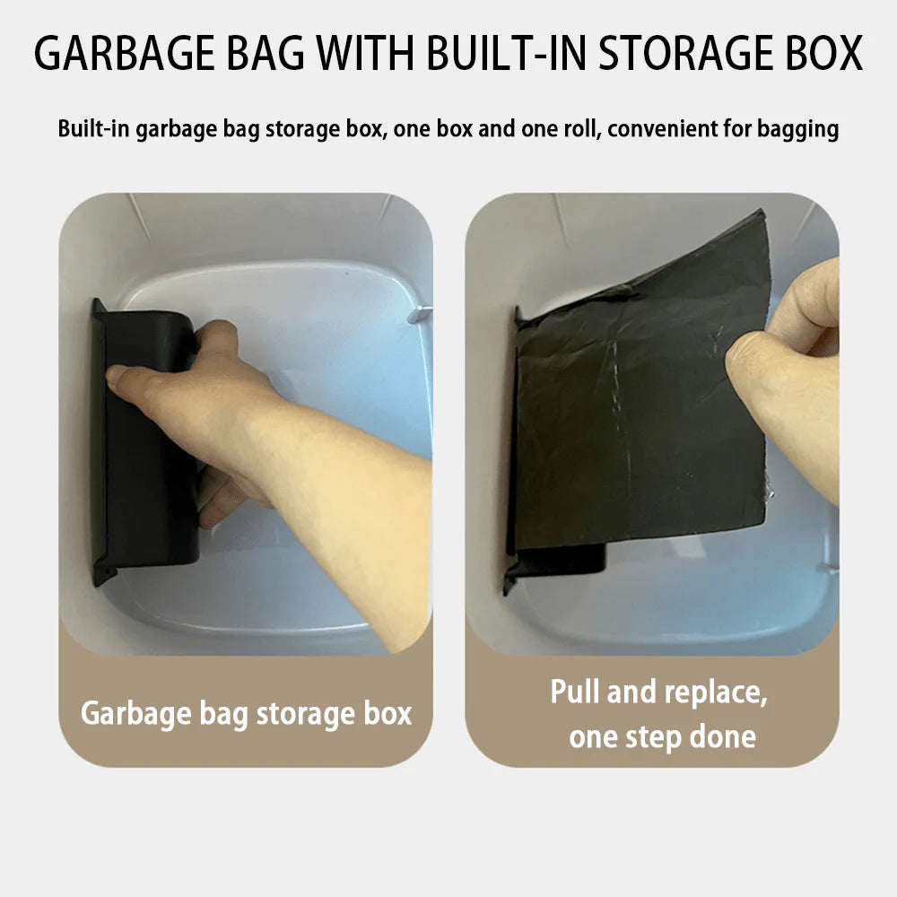 16L Automatic Smart Trash Can – Touchless Induction Garbage Bin (No Battery)