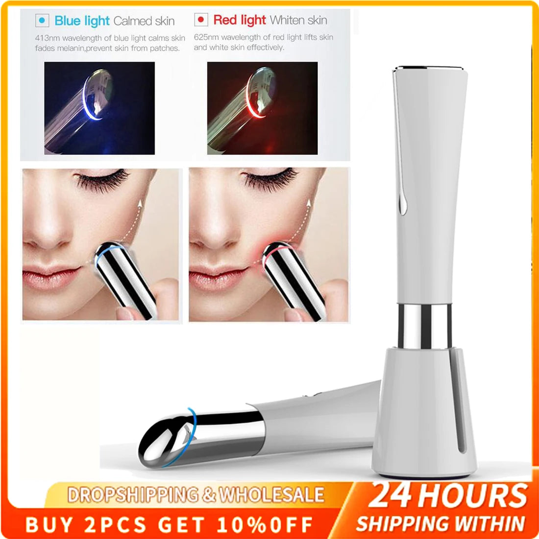Sonic Facial Cleansing Brush – Deep Cleansing Silicone Face Scrubber