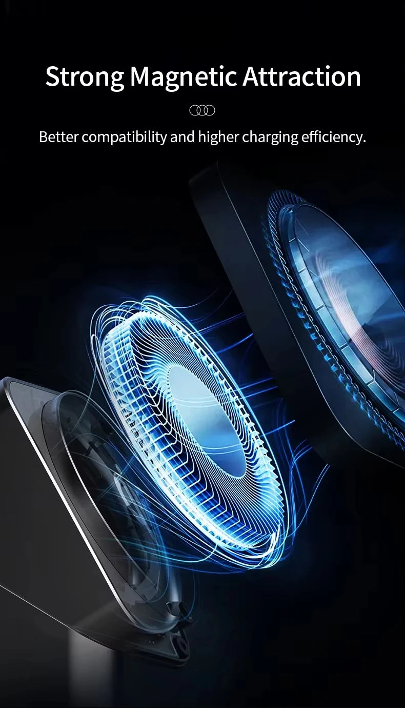 3-in-1 Magnetic Qi Wireless Charger Stand for iPhone Watch AirPods