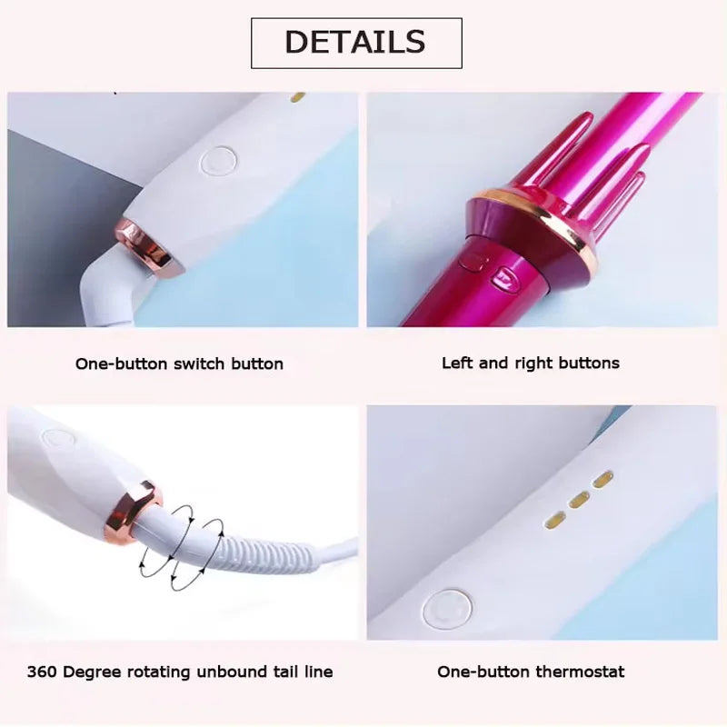 Professional Hair Styling Iron – Variable Heat Control for Wet & Dry Hair