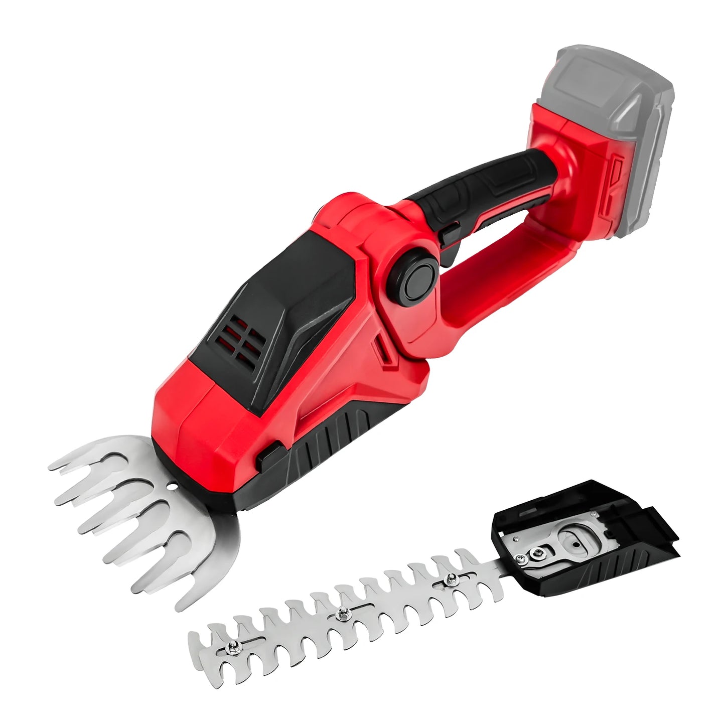 Cordless Hedge Trimmer 2-in-1 Electric Shrub Trimmer Kit Garden Tool for Milwaukee 18V Battery(No Battery)