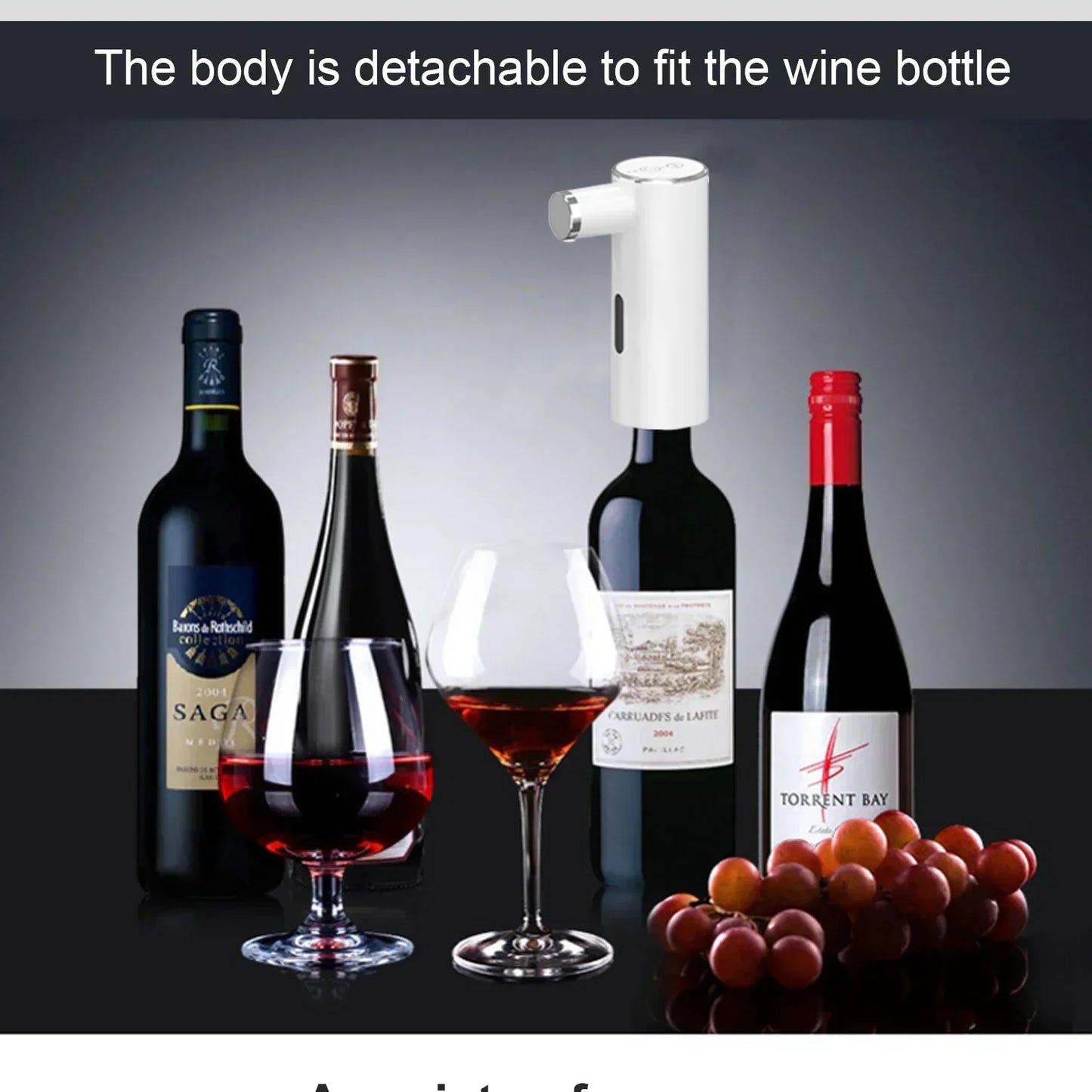 Electric Wine Aerator Dispenser – USB Rechargeable Automatic Wine Pourer & Instant Decanter