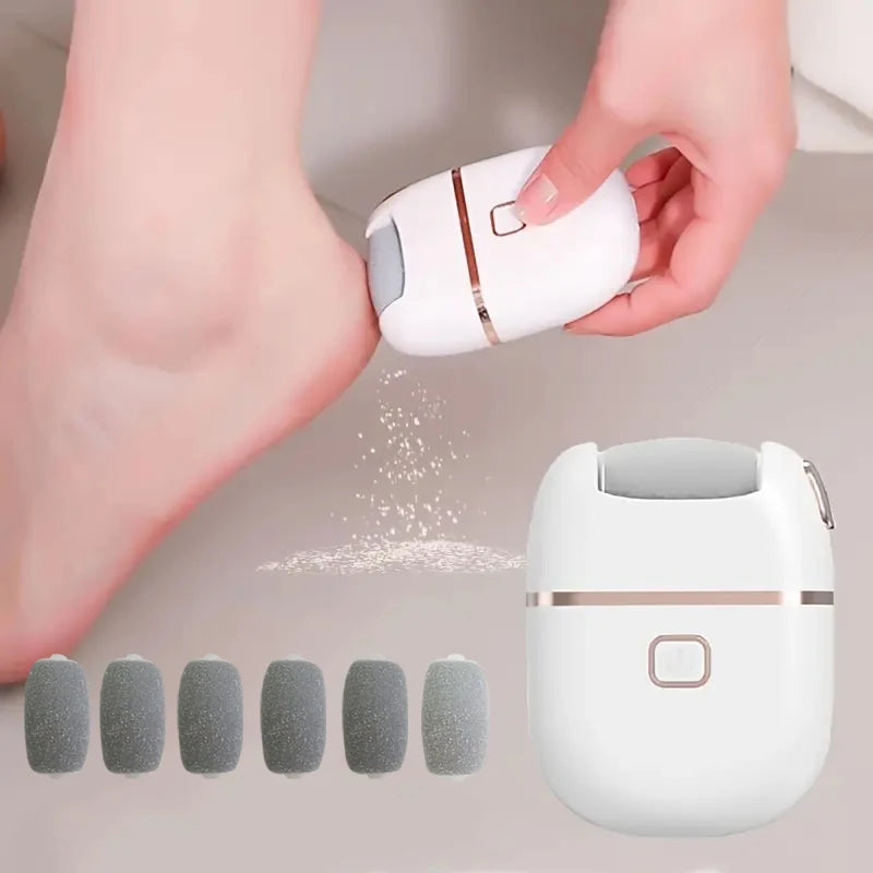 Electric Foot File Pedicure Tool – Cordless Rechargeable Dead Skin Remover