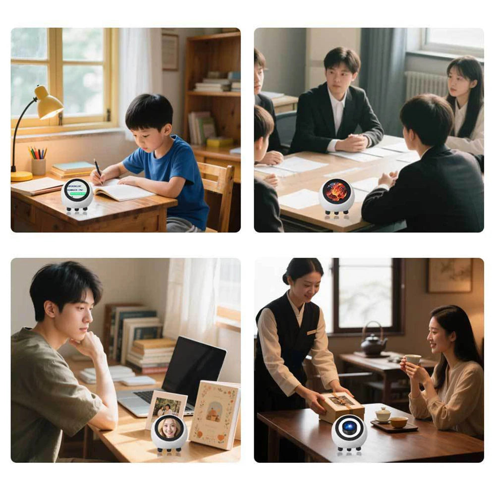 Shunmaii ESP32-S3 AI Voice Chat Robot – Smart Desktop Assistant with 1.28″ LCD Display