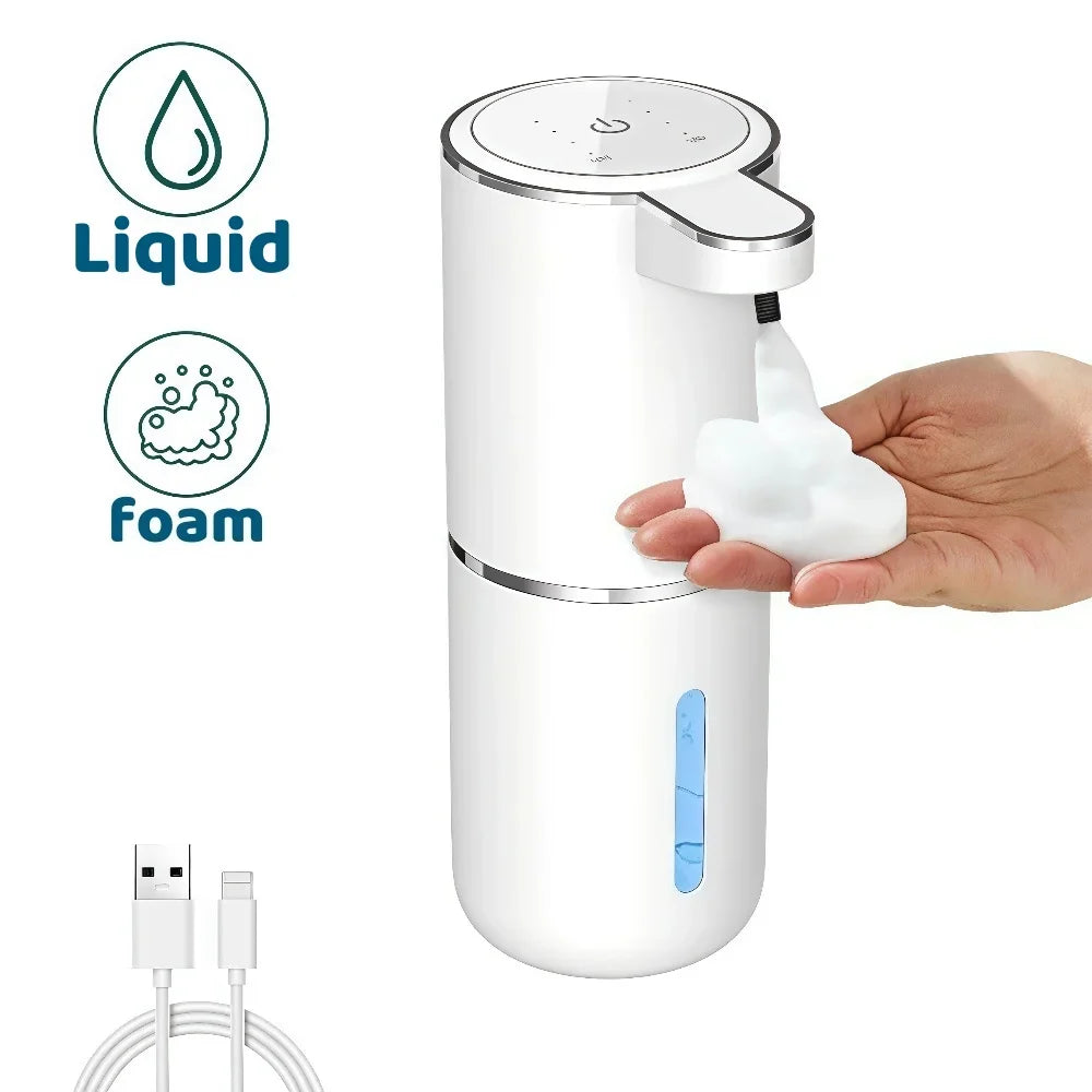 Touchless Automatic Foam Soap Dispenser – USB Rechargeable Infrared Hand Wash Dispenser