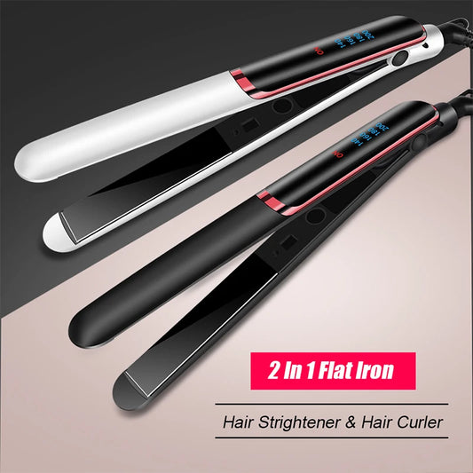 SCBWMG ST-016 Hair Straightener – Ionic Ceramic Plates, Fast Heat, Travel Ready