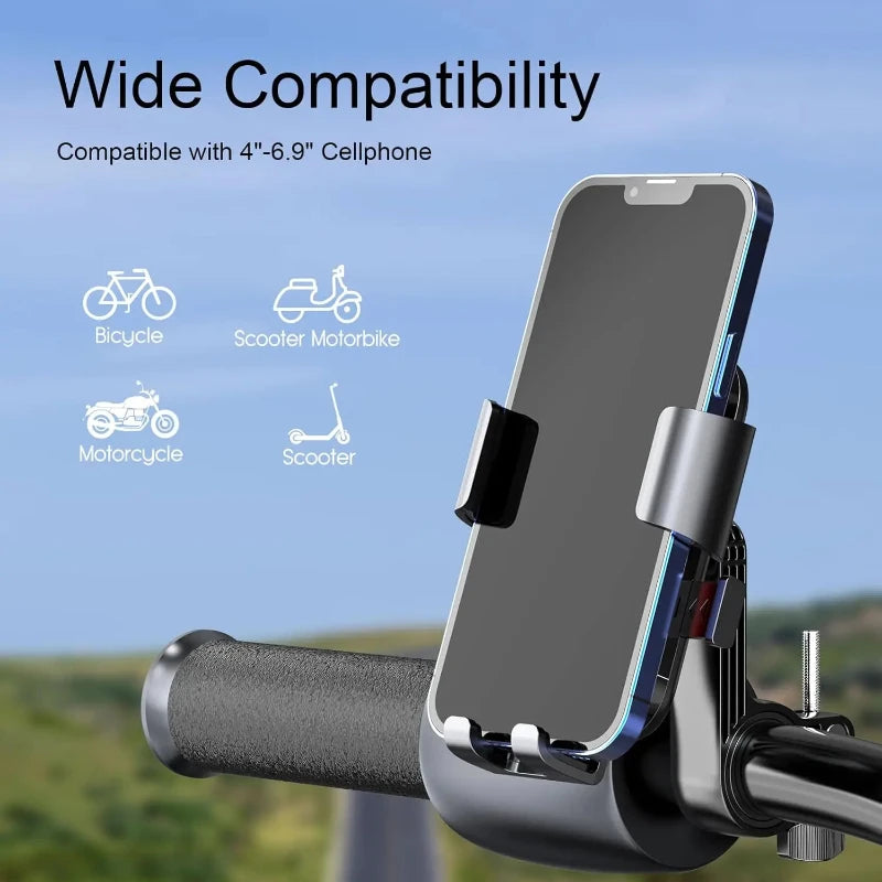 Universal Gravity Phone Holder for Car – One-Hand Auto-Lock Design