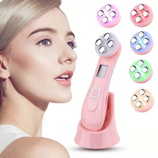 Zetesbeauty EMS Face Lifting Device – LED Photon Microcurrent Facial & Neck Firming Massager