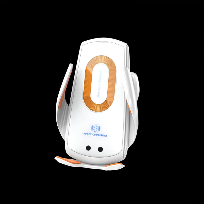 VIKEFON Qi 100W Wireless Car Fast Charger with Cooling Fan & One-Hand Operation
