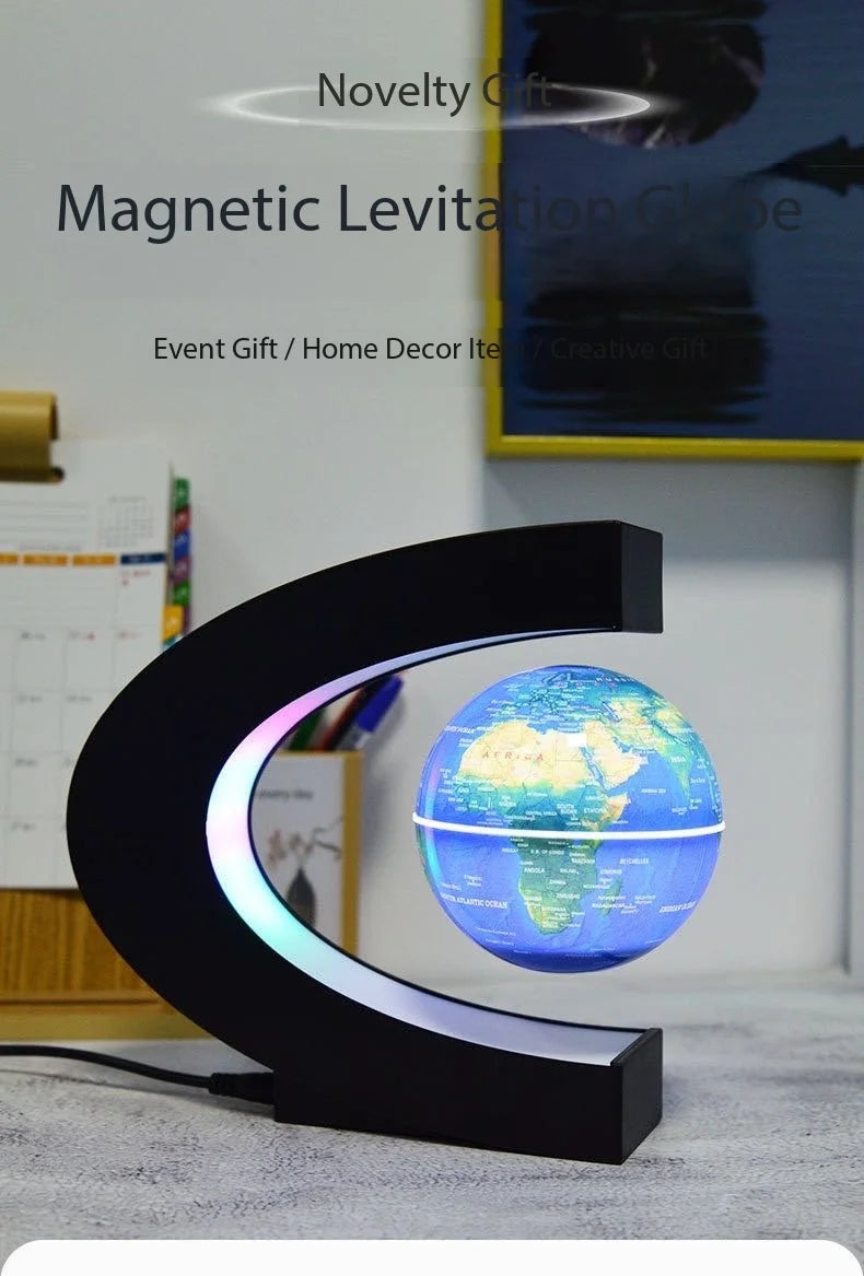 Floating LED Levitating Ball Lamp | Magnetic Suspension Desk Decor Light