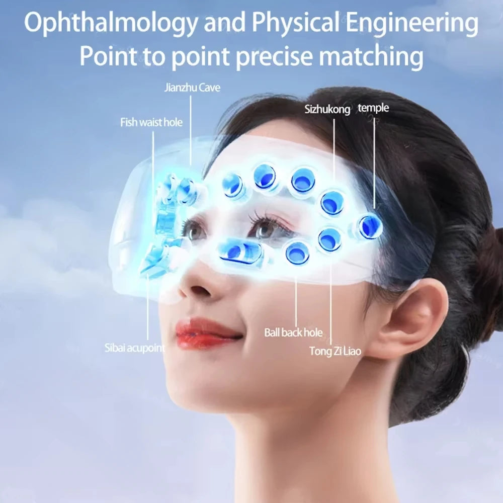 BXA / MERALL Eye Atomization Massager – Acupressure Glasses for Eye Relaxation