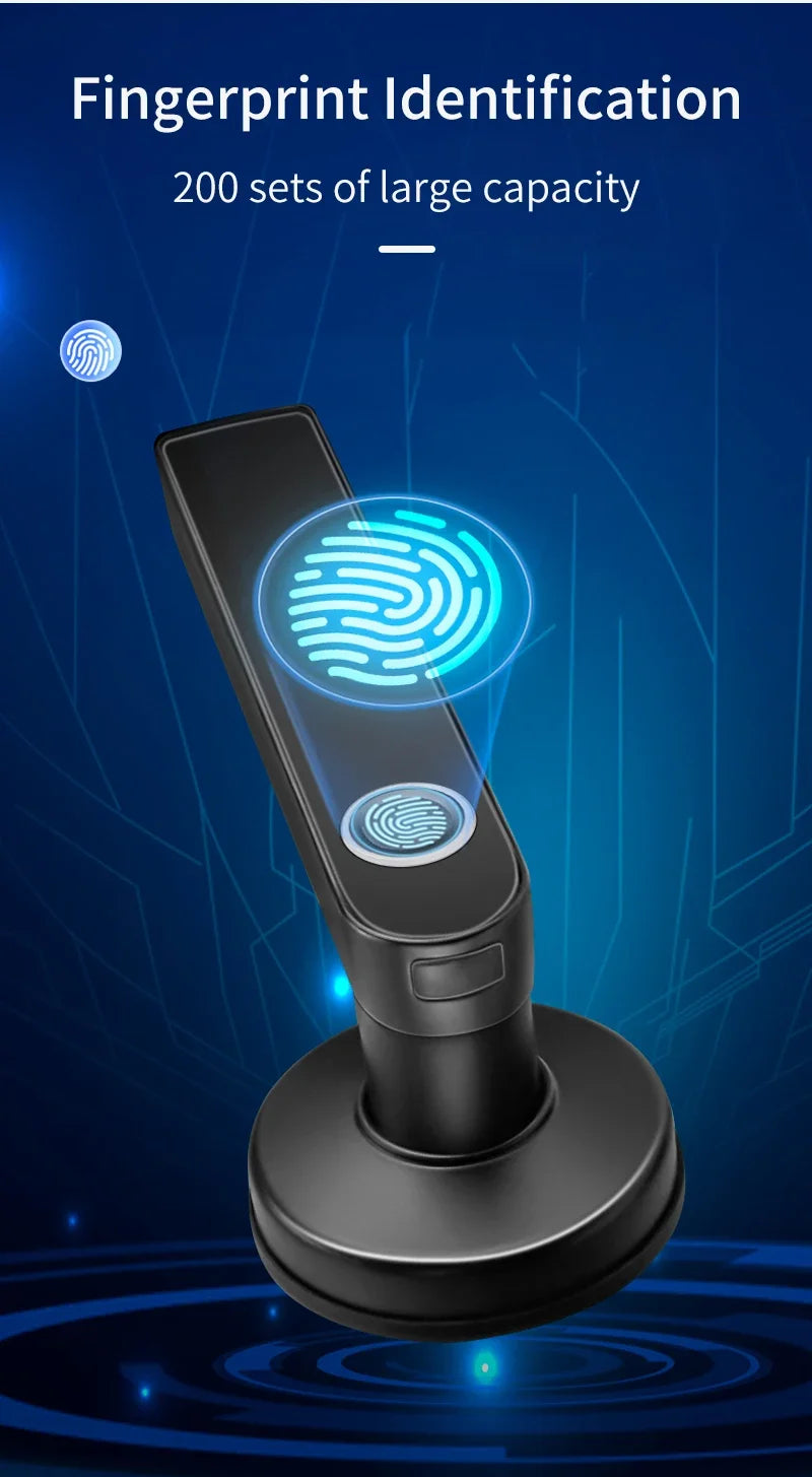 Tuya Smart Door Lock X1/X2 – Fingerprint, Password & App Control with Emergency USB