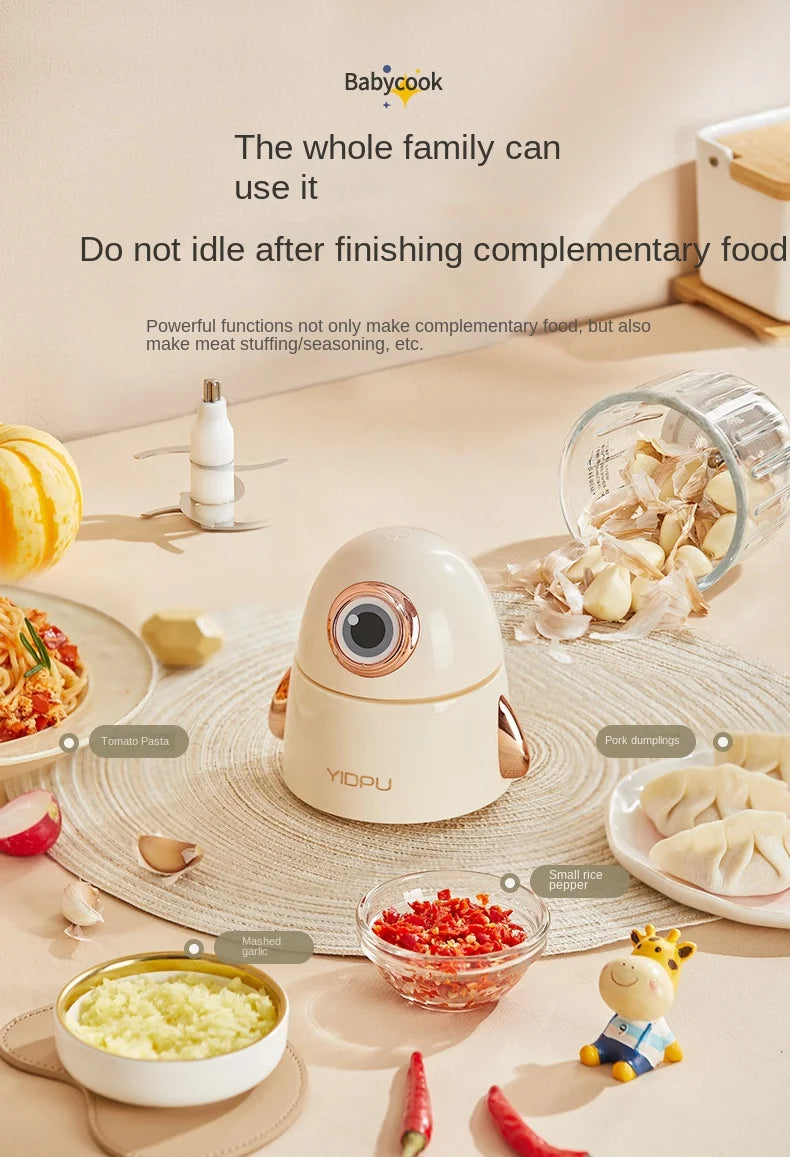 siwenyeden 300ml Electric Chopper & Grinder – 200W Mini Food Processor