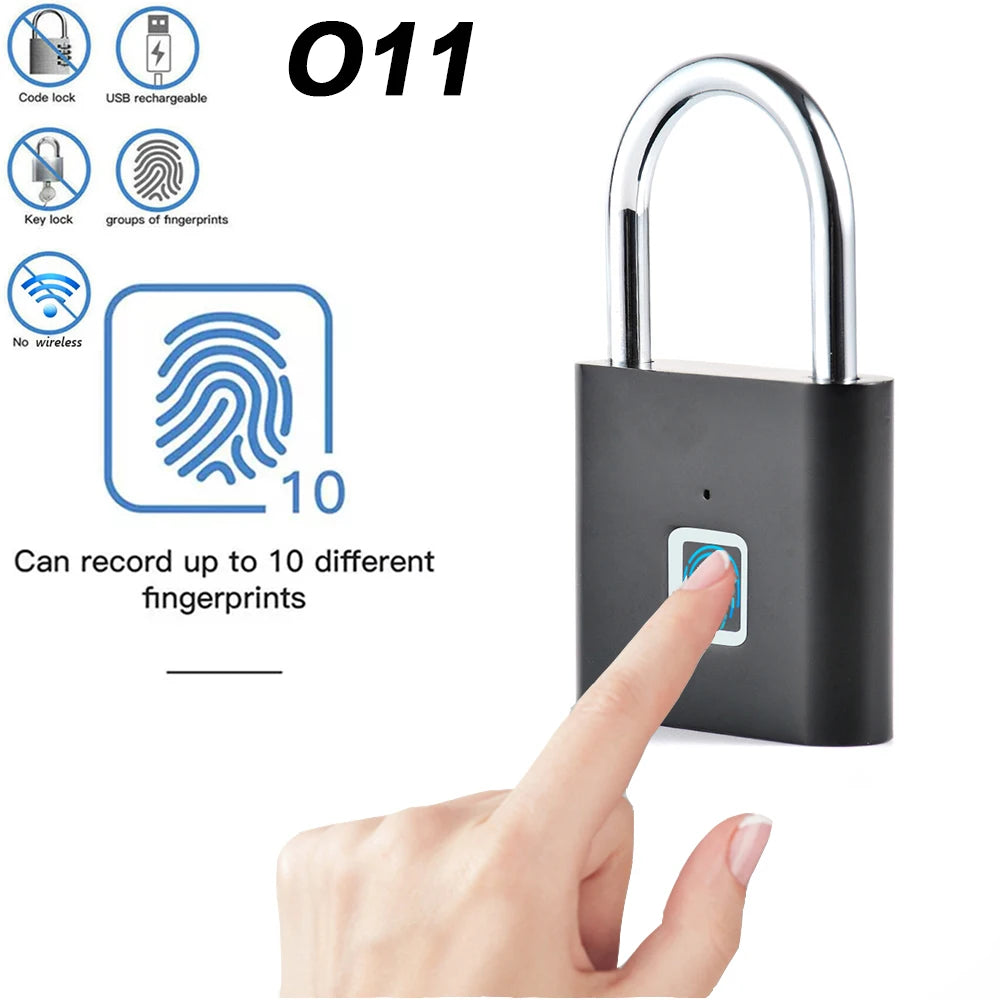 Biometric Fingerprint Padlock – Portable Keyless Lock for Locker & Luggage