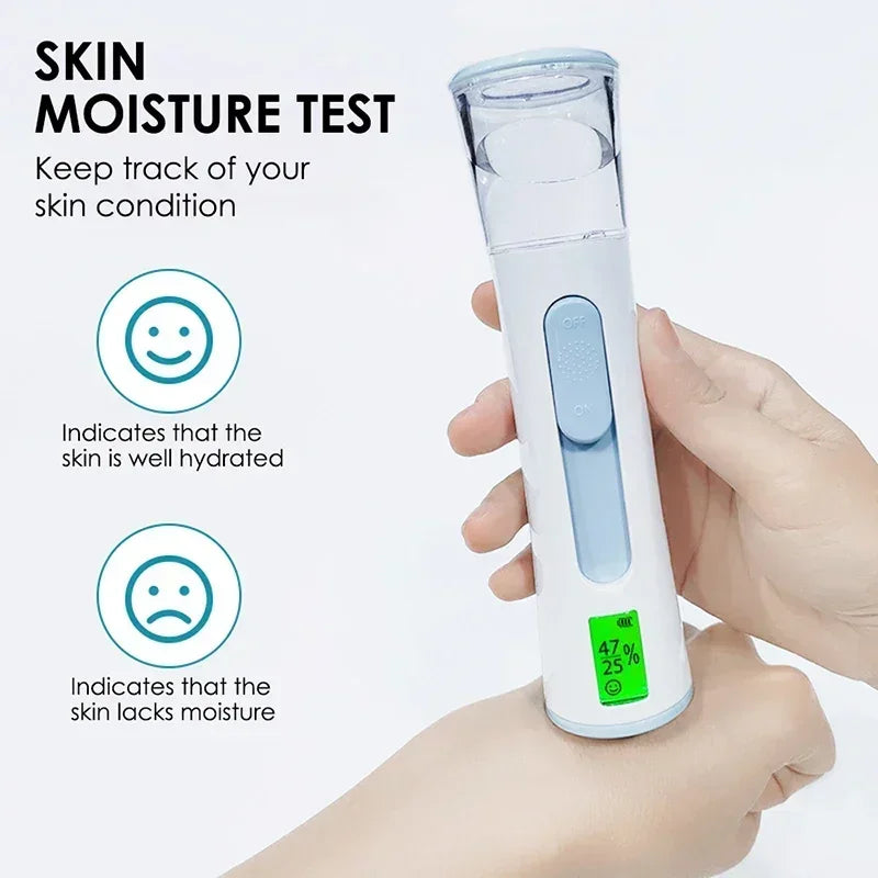 Miitina Nano Facial Mist Sprayer – USB Rechargeable Cold Spray Hydration Beauty Device