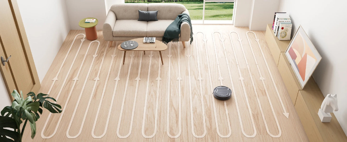 Lefant M210 Pro Robot Vacuum Cleaner – 2200Pa Suction, App & Alexa Control, Slim Design