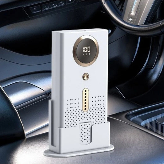 USB Car & Home Air Purifier with Ozone & Negative Ion Deodorization – Silent Touch Control (≤36dB)