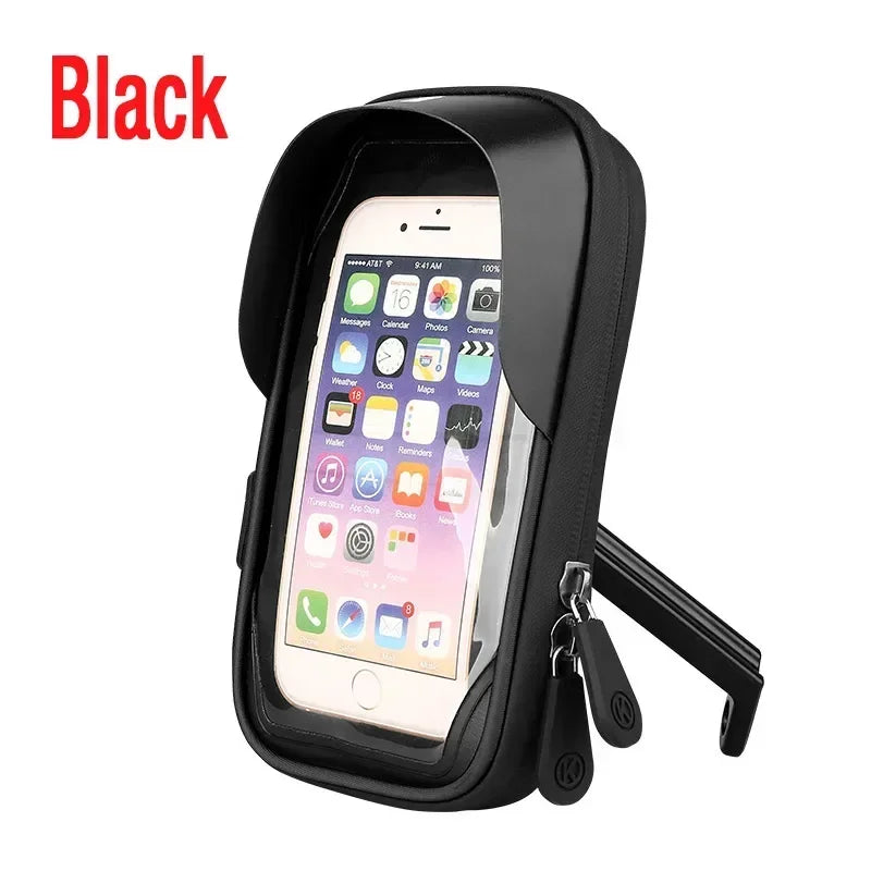 Handlebar Phone Holder Bag – Touch Screen Bike & Motorcycle Mount