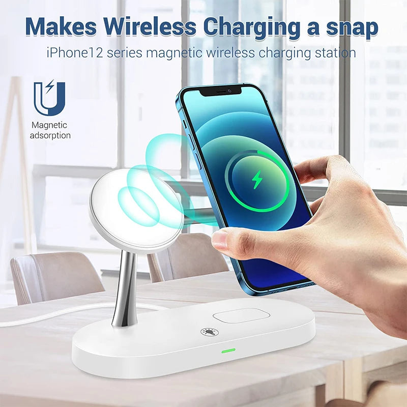 MagSafe Wireless Charging Station with LED Indicator – Apple Only