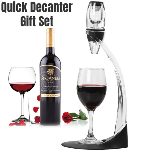 WONTIVE Wine Aerator Pourer – Instant Decanter Dispenser with Filter for Red Wine