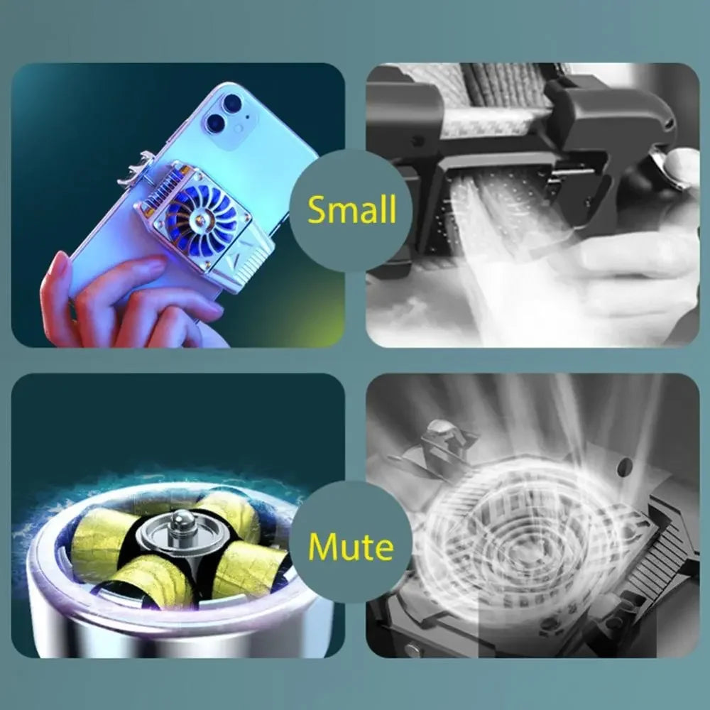 Turbo Hurricane Phone Cooler – USB Gaming Cooling Fan for iPhone & Android