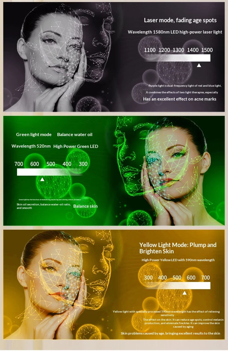 7-Color LED Light Therapy Face Mask – Lifting, Whitening & Anti-Wrinkle Care