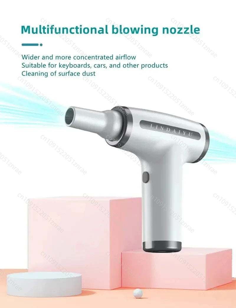 CHUBAN 4-in-1 Wireless Hair Dryer – USB Rechargeable Ionic Travel Blower