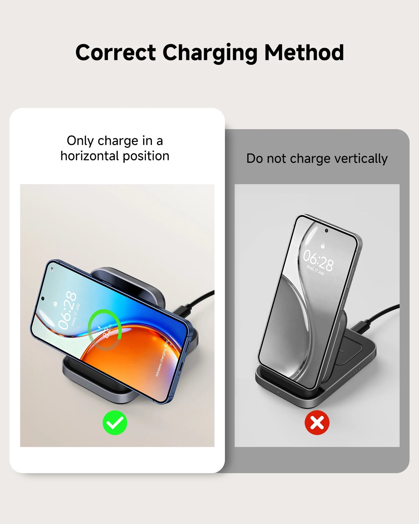 3-in-1 Wireless Charging Station 15W for Samsung Galaxy, Watch & Buds