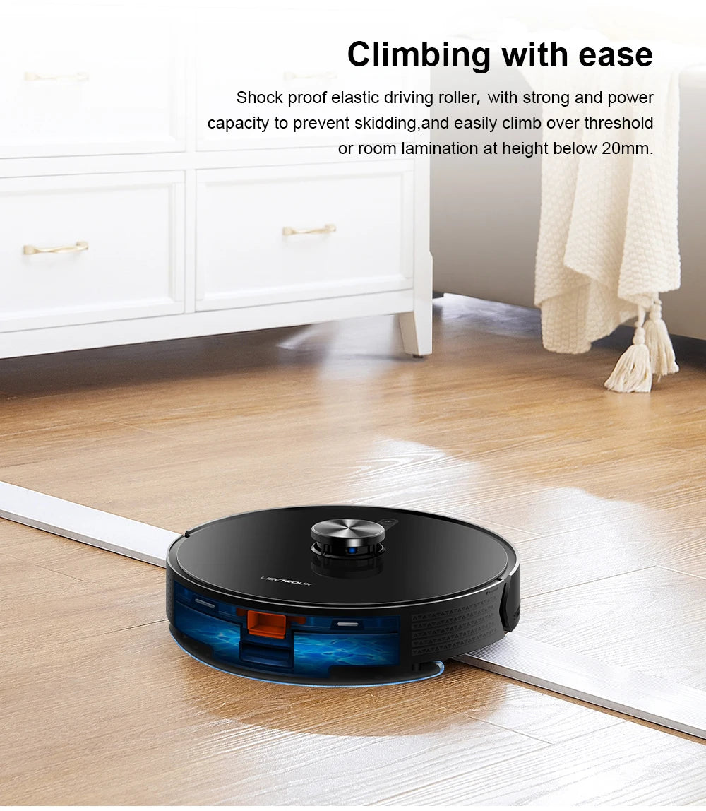 Liectroux X6 Smart Robot Vacuum Cleaner – Laser LiDAR, Y-Shape Mopping, 6500Pa Suction