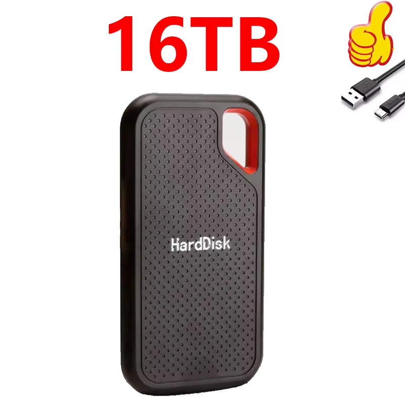 USB 3.2 Portable SSD External Drive – Fast Storage for Laptop, Desktop & Gaming Consoles