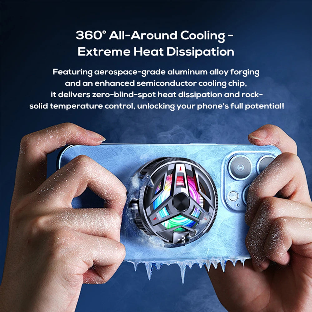 Universal Phone Cooling Accessory – CE & RoHS Certified External Cooler