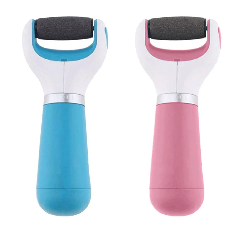Electric Foot Care Tool for Heels – Portable Dead Skin & Callus Remover (Pink / Blue)