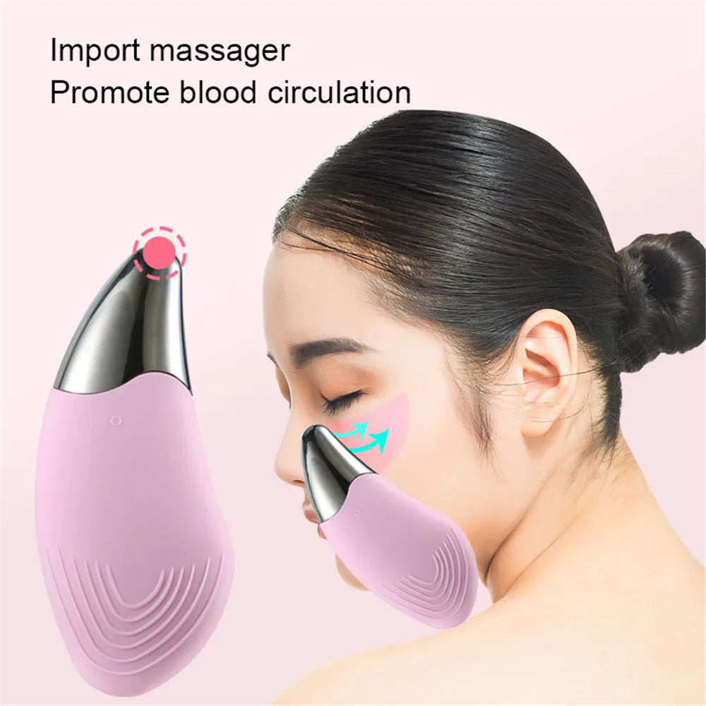 CAMMUO Waterproof Facial Cleansing Device – Ultrasonic Vibration Massage Brush