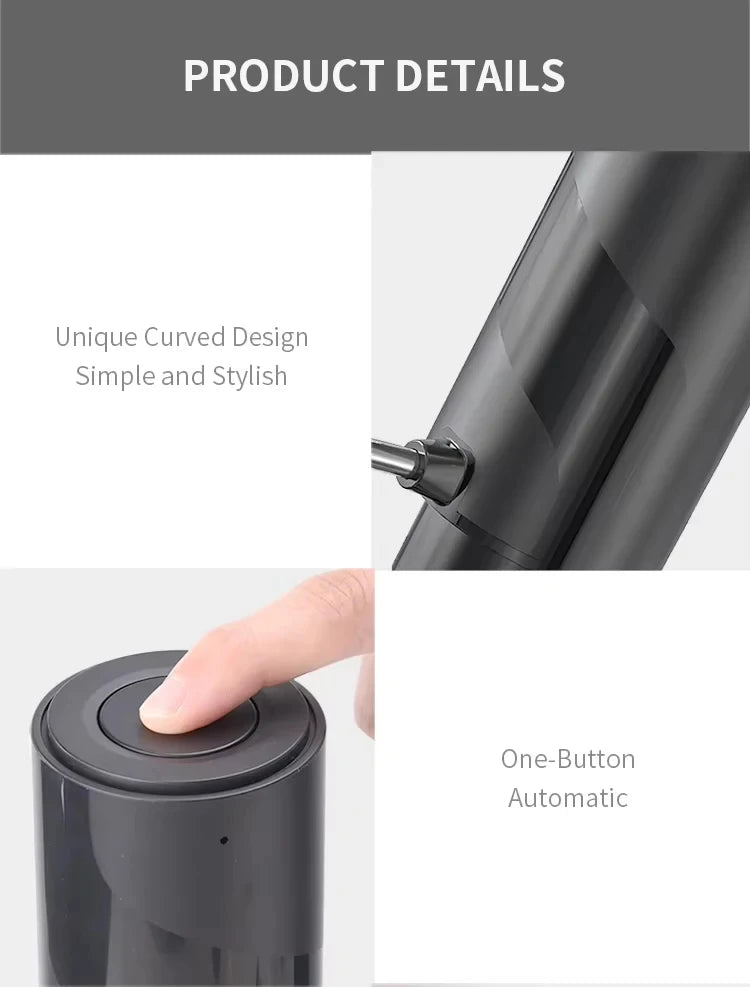 Electric Wine Decanter & Aerator – USB-C Rechargeable Instant Decanting for Wine Lovers