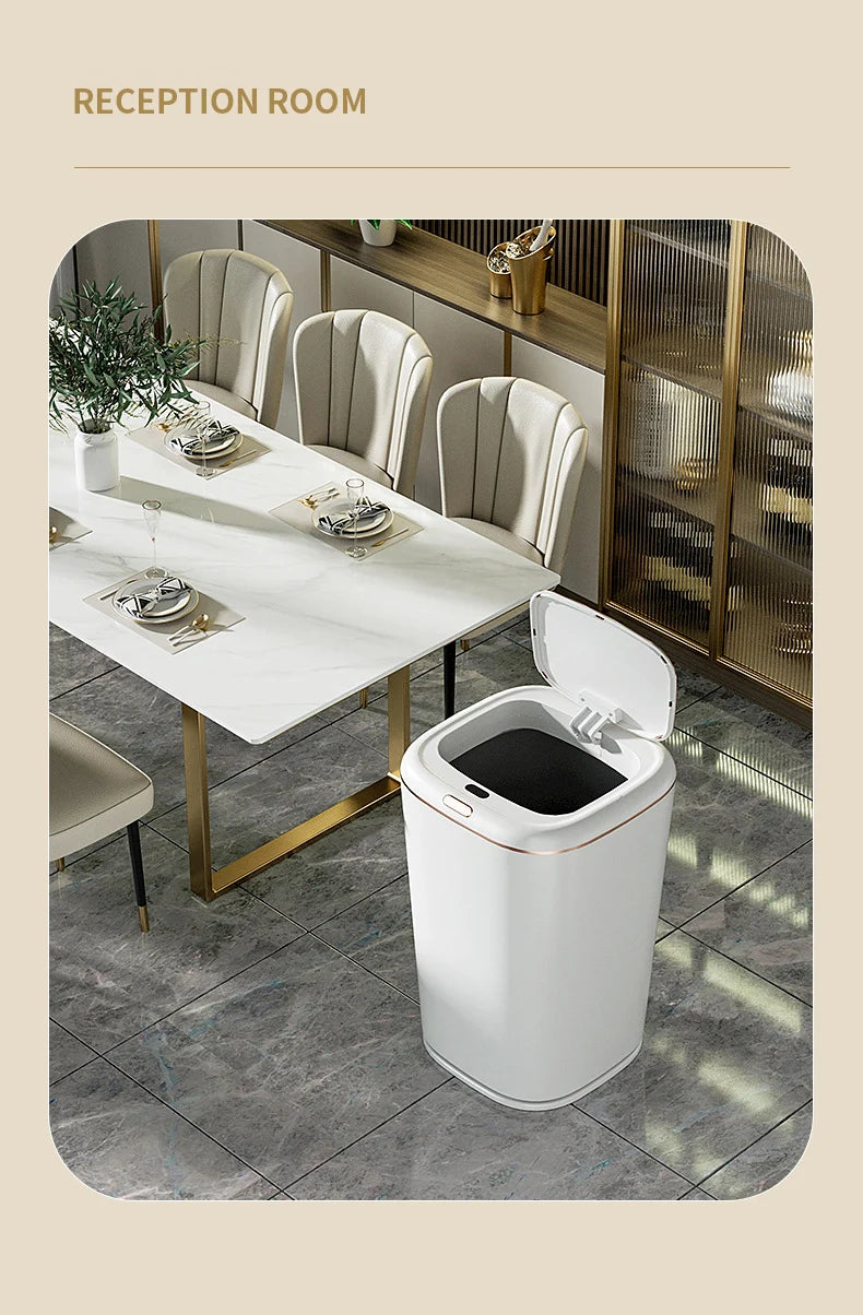 Large Smart Sensor Trash Can 20L / 35L / 40L – Touchless Automatic Garbage Bin for Kitchen