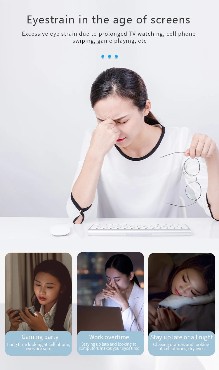 VIMYSHOW Bluetooth Eye Massager – Heat, Vibration & Music Relaxation Mask