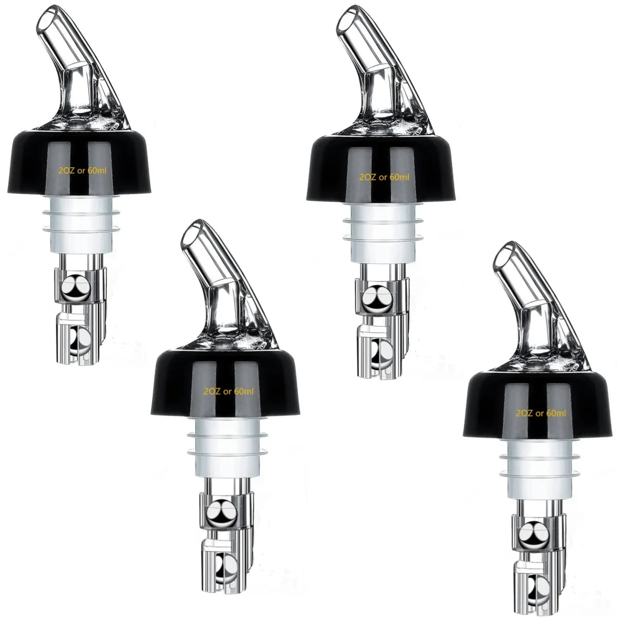 Viski Automatic Measure Liquor Pourer – Spill-Free Bottle Pourer & Wine Stopper