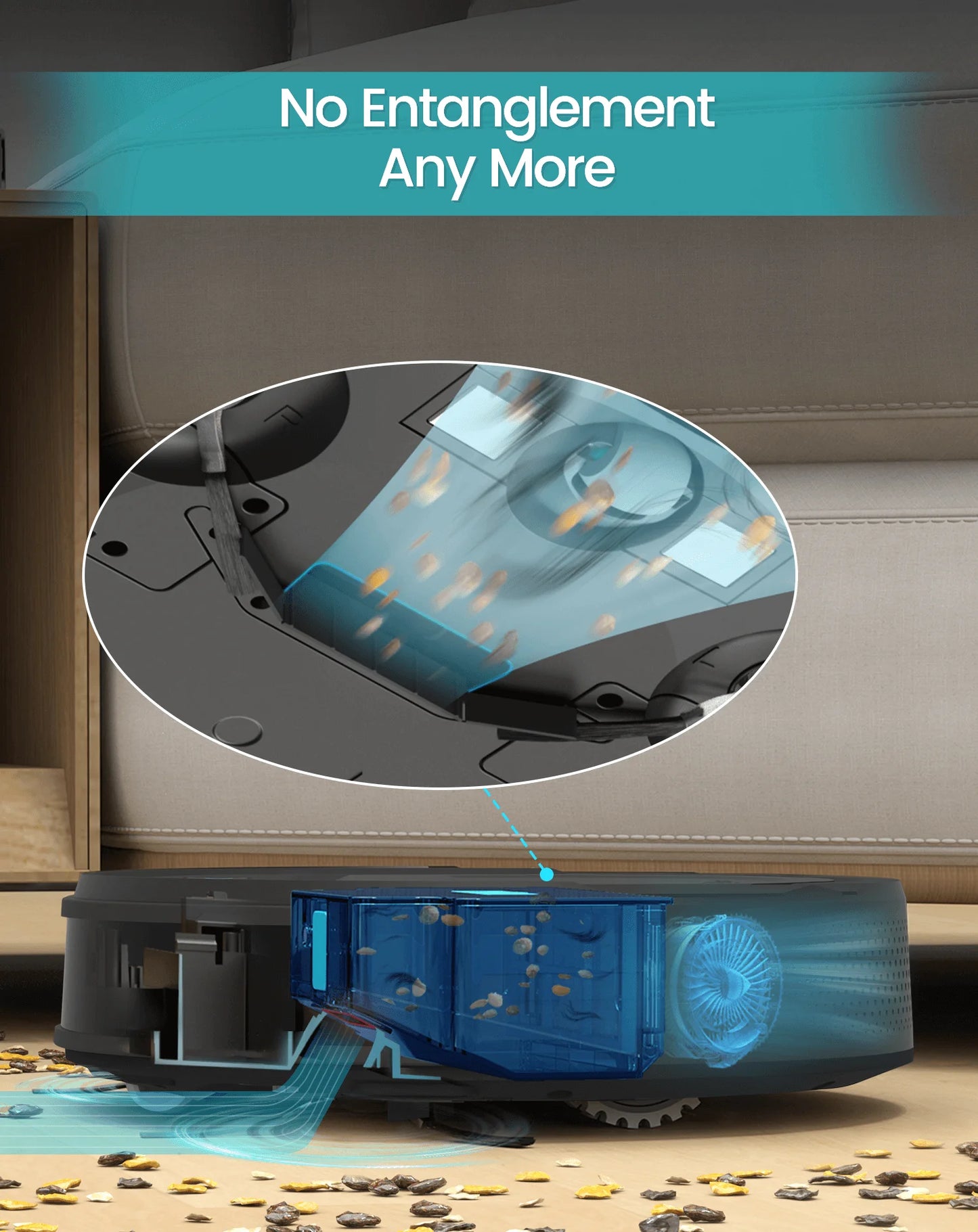 Lefant M210 Pro Robot Vacuum Cleaner – 2200Pa Suction, App & Alexa Control, Slim Design