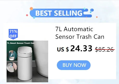 Touchless Sensor Trash Can 16L – Round Infrared Garbage Bin with Deodorizer Slot