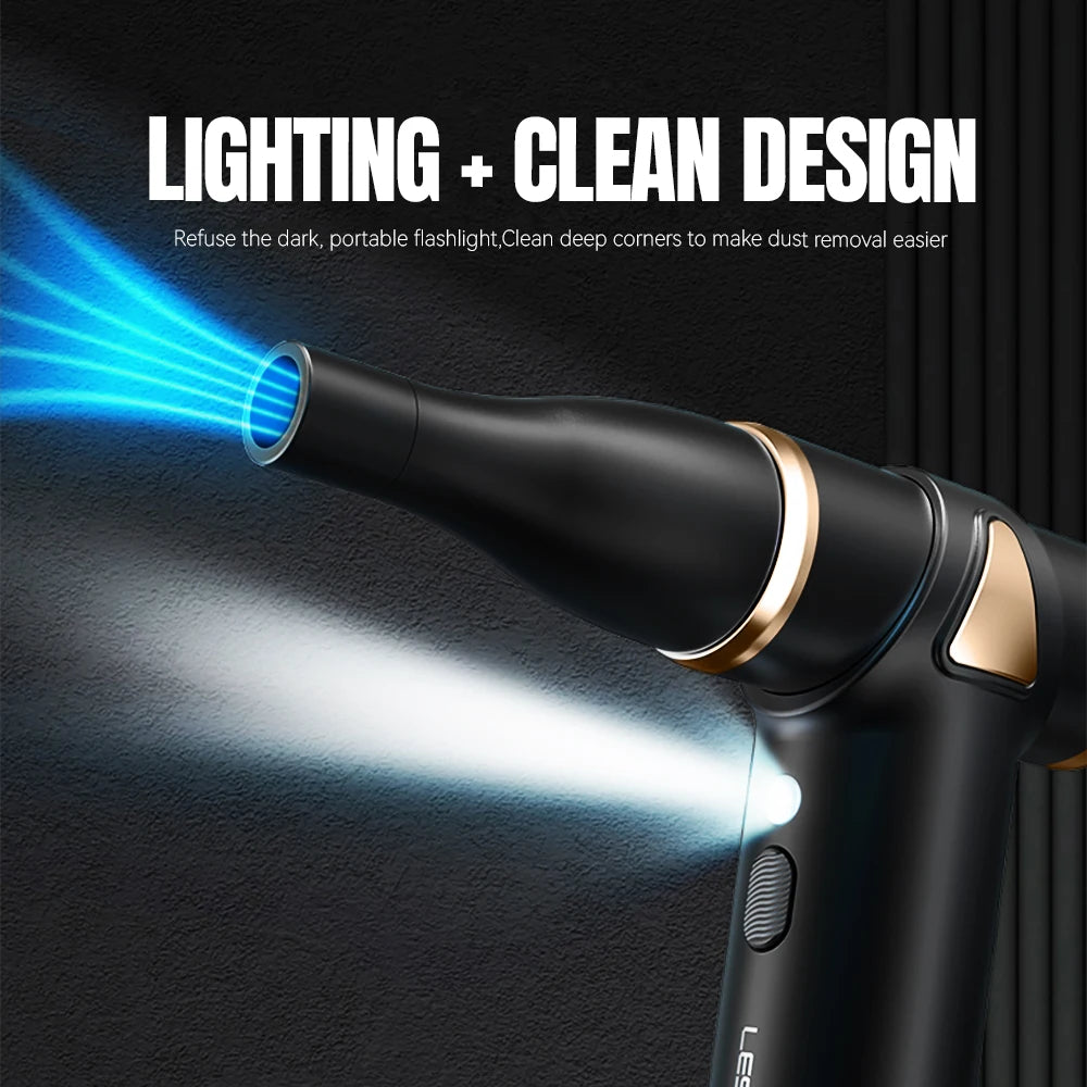 Lescolton Cordless Hair Dryer – Mini High-Speed, Ionic, Rechargeable