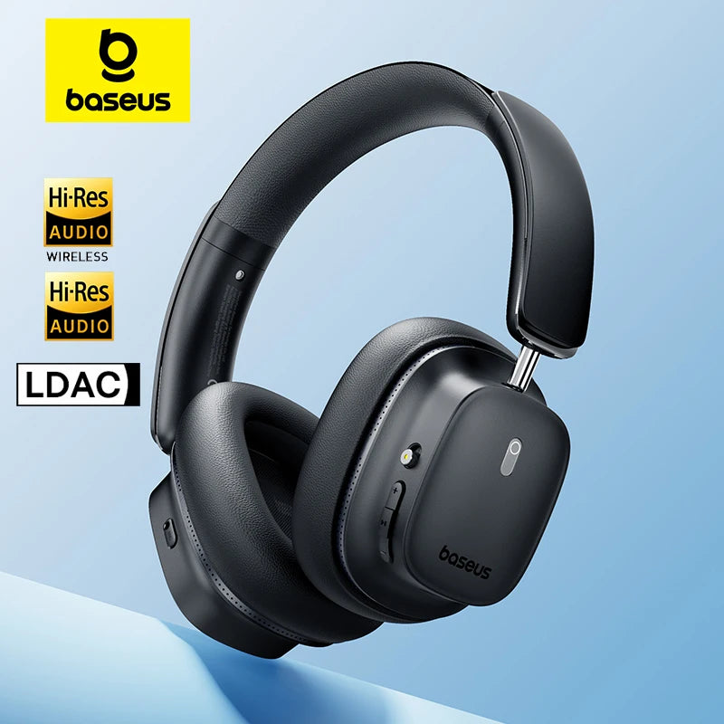 BASEUS Bowie 30 Max ANC Wireless Headphones – LDAC, Spatial Audio, 65H Battery