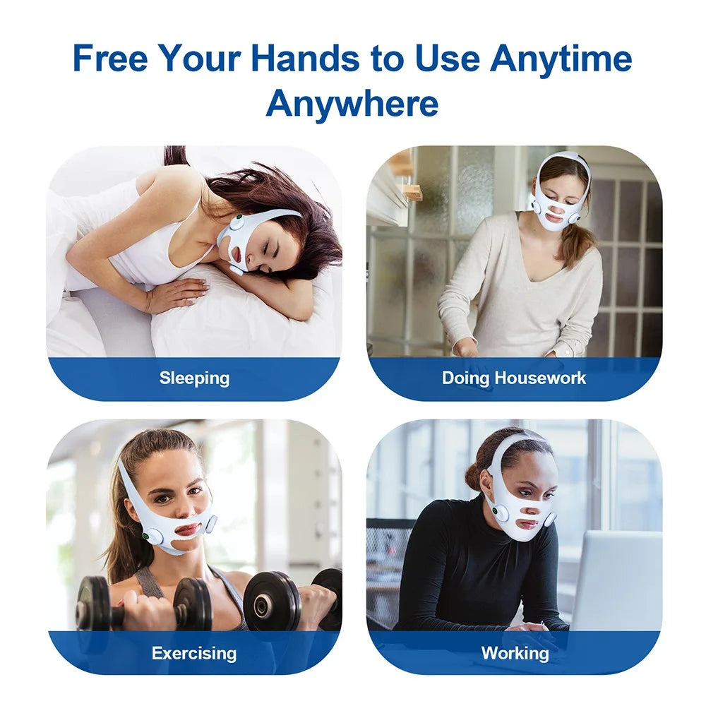Foreverlily EMS Face Slimming Strap – V-Line Jawline Lifting & Firming Mask
