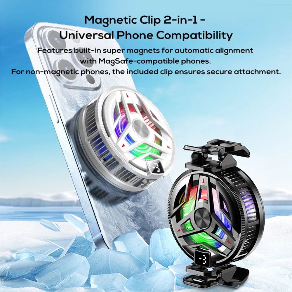 Universal Phone Cooling Accessory – CE & RoHS Certified External Cooler