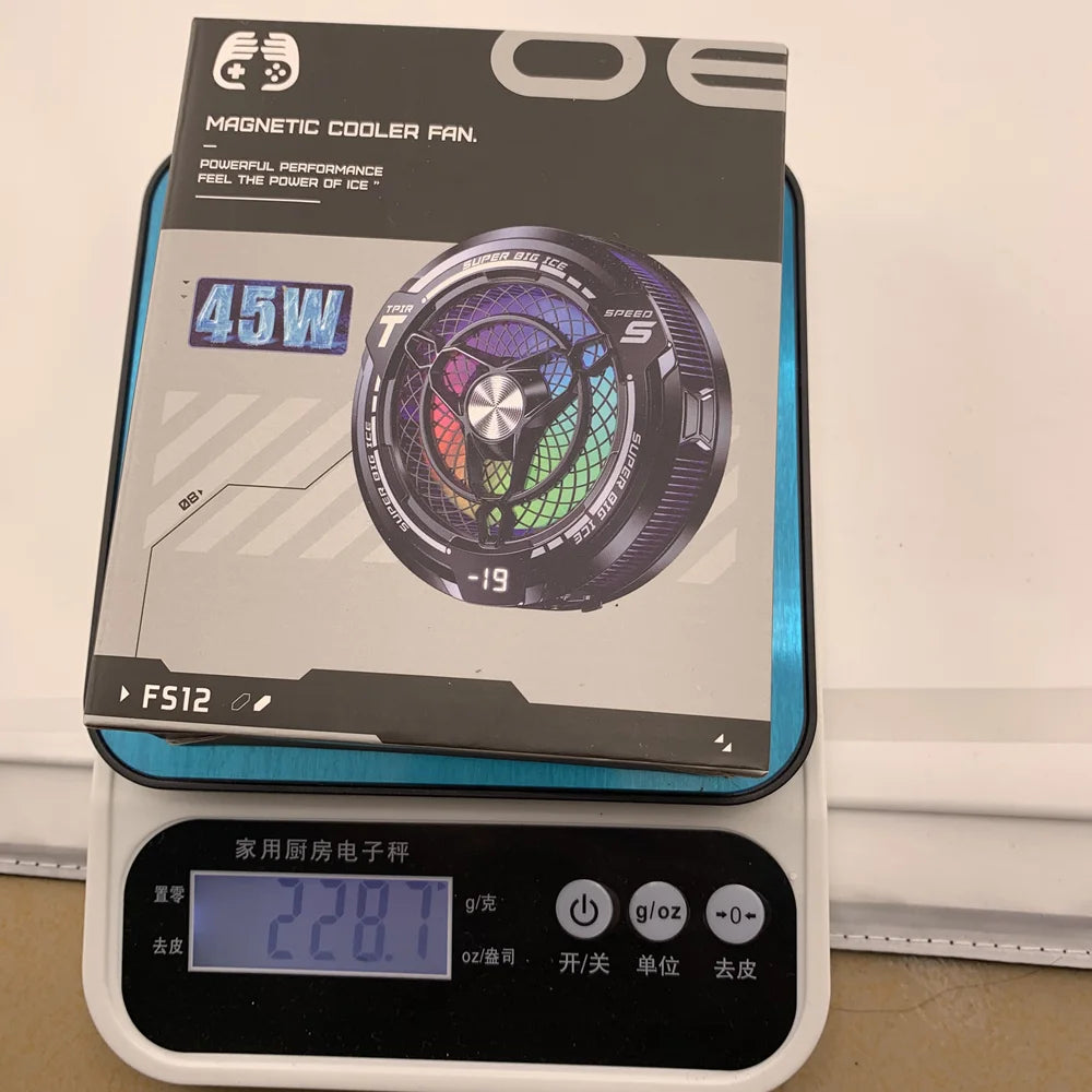 45W PD Phone Cooler with Battery – Extreme Semiconductor Cooling for Mobile Gaming