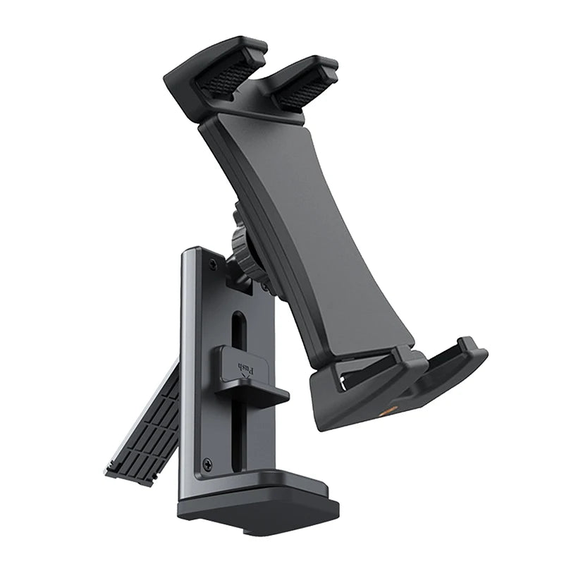 Airplane Phone Holder Clip-On – 360° Rotating Travel Phone Stand for Seat Tray & Desk
