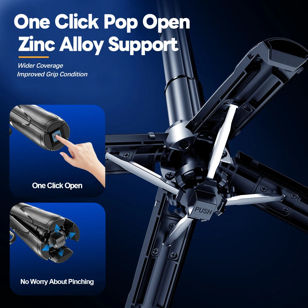 Mini Bluetooth Selfie Stick with Quad-Leg Tripod & 360° Rotation