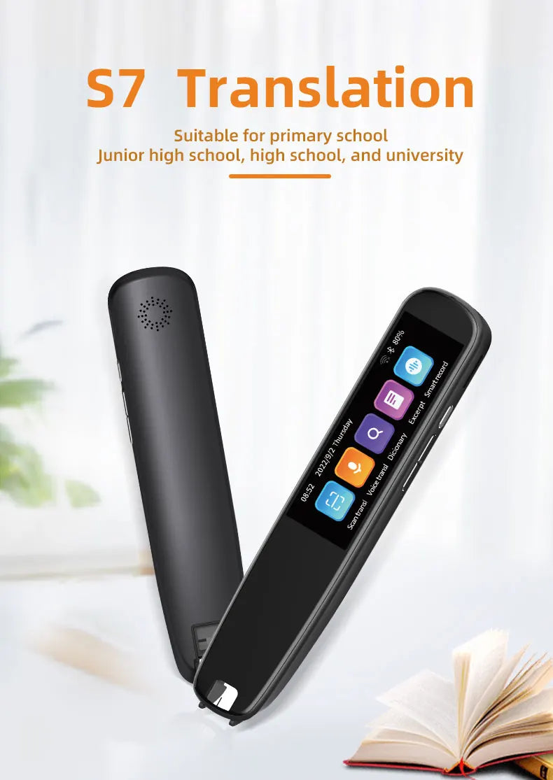 MSAI S7 Portable AI Translator – Text Scan, Voice Translation & Language Learning Tool