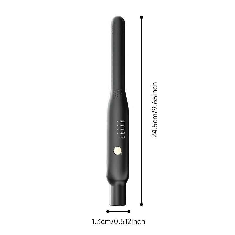 Portable Mini Hair Straightener & Curler – Lightweight Flat Iron with Auto Shut-Off